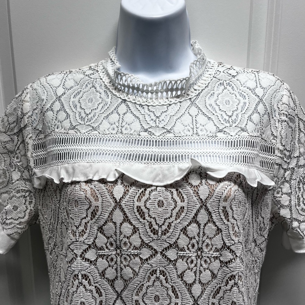 Ethereal by Paper Crane Lace Dress Medium - Picture 3 of 12